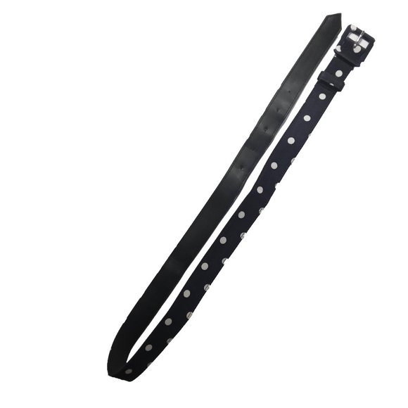 Polka Dot Navy And White Belt Size US 8 - Picture 1 of 5